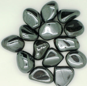 Hematite Tumnled stone-  balance / support / stabilizer / health/ body protection / health/ restore blood / vision/ground/ remove negativity